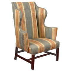 A Fine Chippendale Wing Back Armchair, Probably American