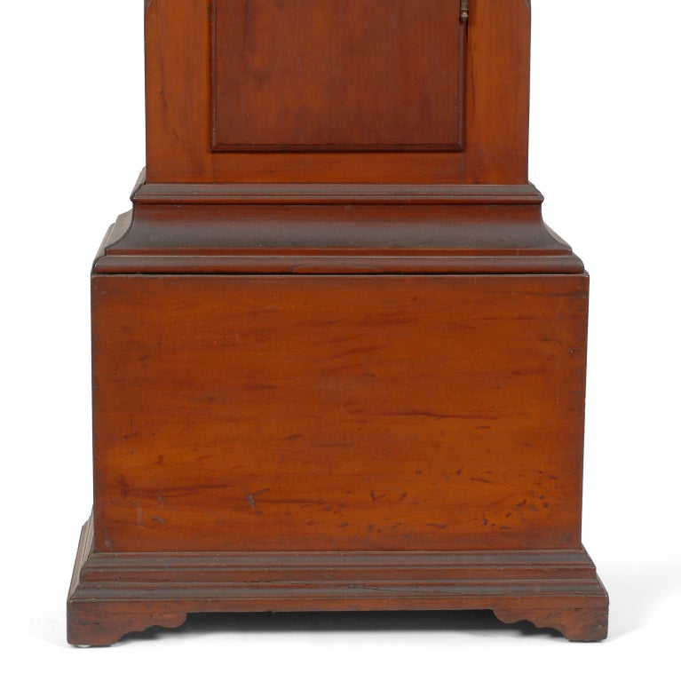 A rare Chippendale cherry tall case clock, by James Perrigo 2