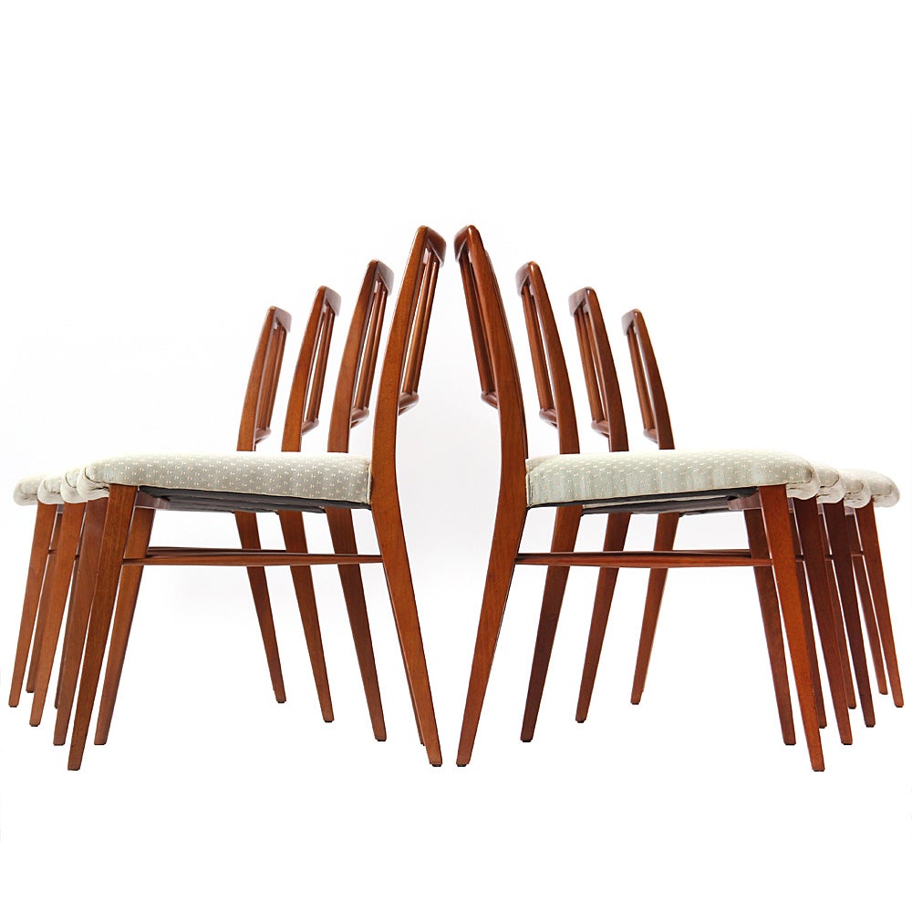 Spindle Back Dining Chairs by Edward Wormley