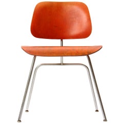 Vintage Ash Aniline Red DCM by Eames
