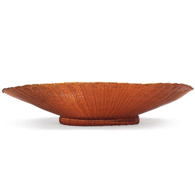Woven Copper Bowl