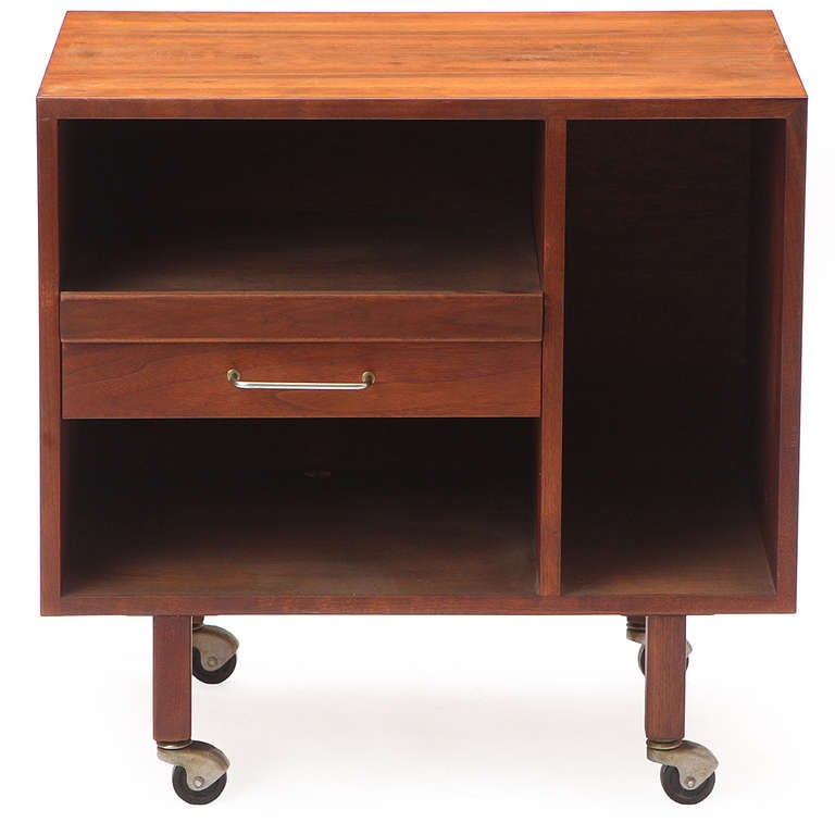 Rolling Cabinet By Jens Risom