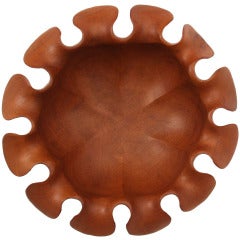 Hand Carved Teak Bowl