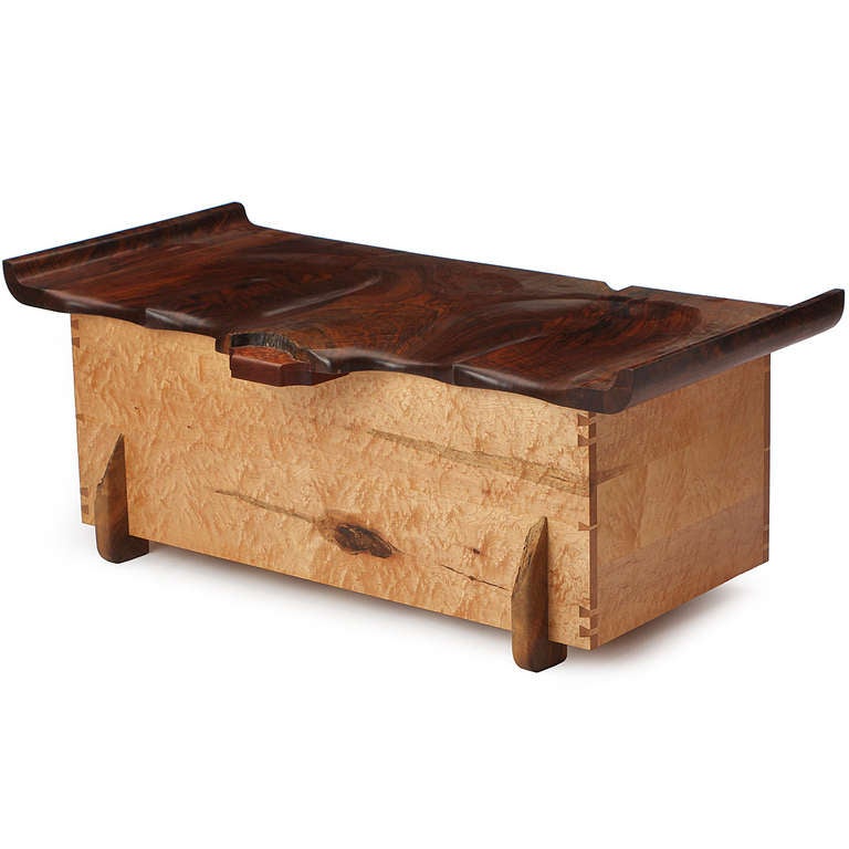 Cedar Craft Movement Storage Bench by Jeffrey Oh