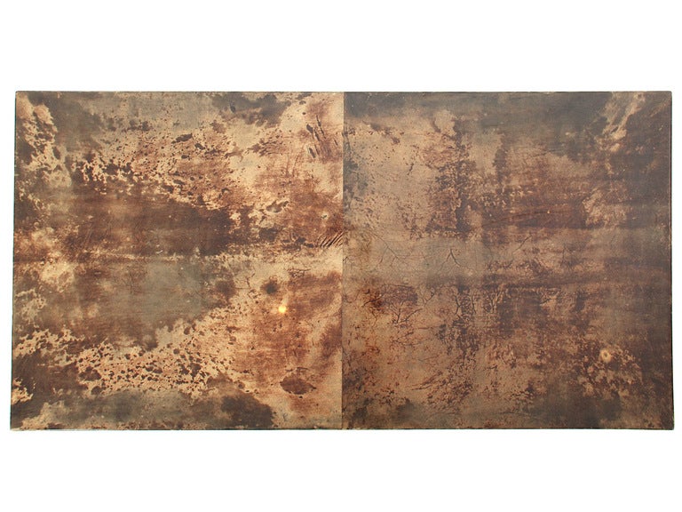 Mid-20th Century Parchment Low Table by Aldo Tura