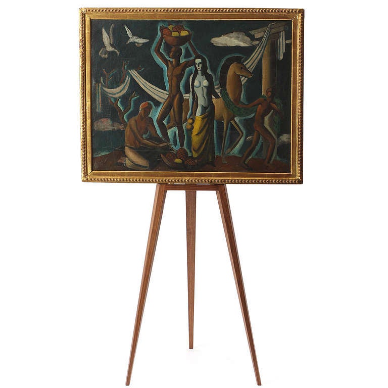 Mid-20th Century Modernist Easel by Edward Wormley