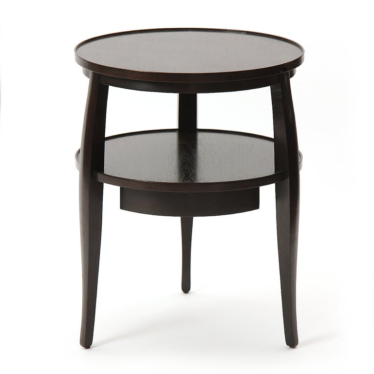 Tiered End Table by Edward Wormley In Fair Condition For Sale In Sagaponack, NY