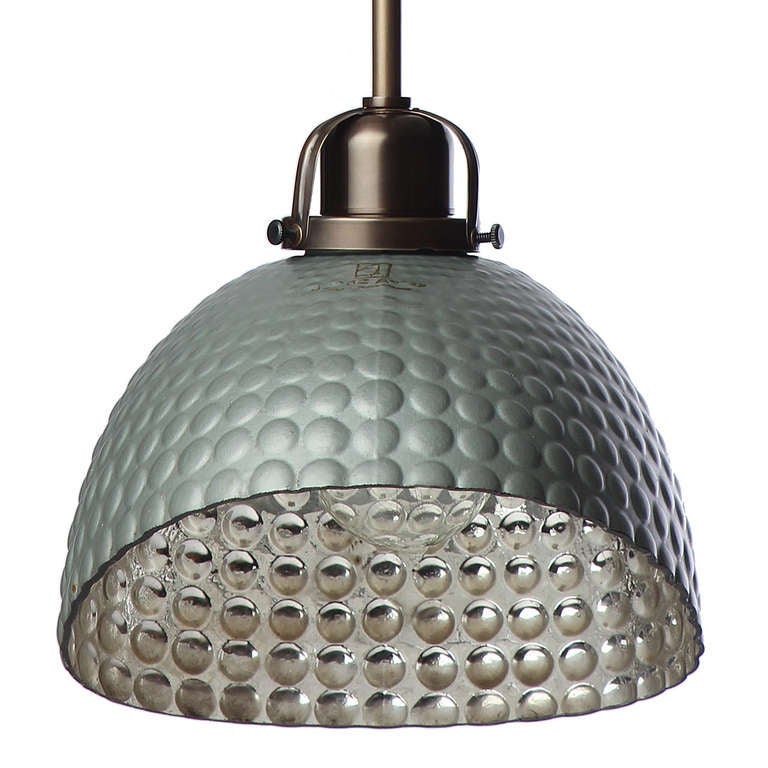 Dimpled Light Fixture by Jena Glassworks For Sale at 1stDibs
