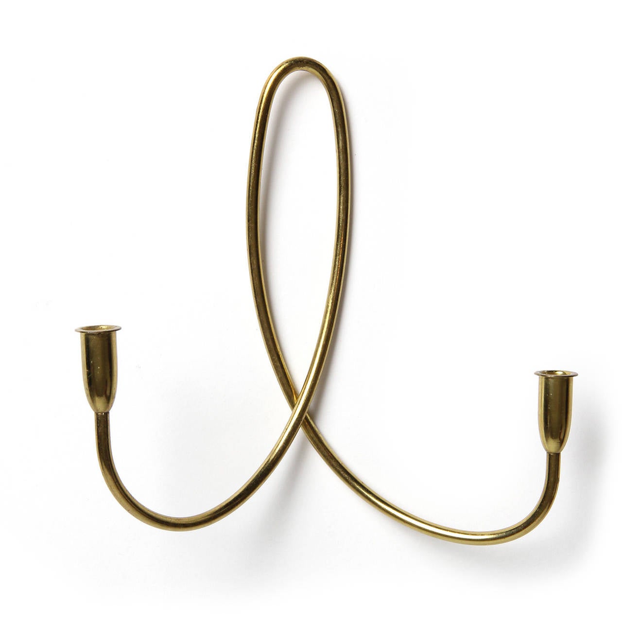 Mid-Century Modern Looped Wall Candleholders For Sale