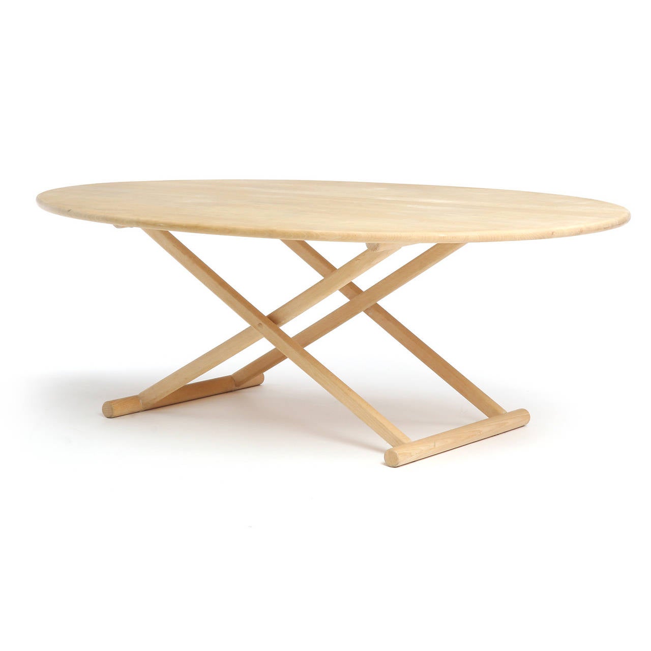 Danish Oval Low Table For Sale