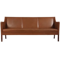 Leather Sofa by Ole Wanscher 12