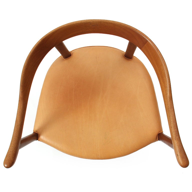 Mid-20th Century Mahogany Armchair by Ole Wanscher