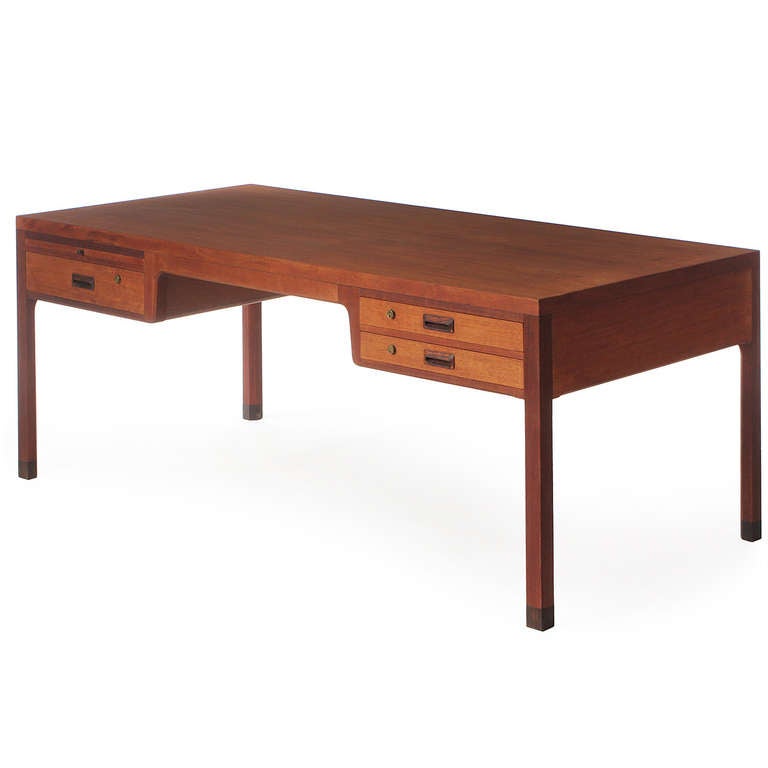Scandinavian Modern Desk By Madsen And Larsen For Morten Olsen And