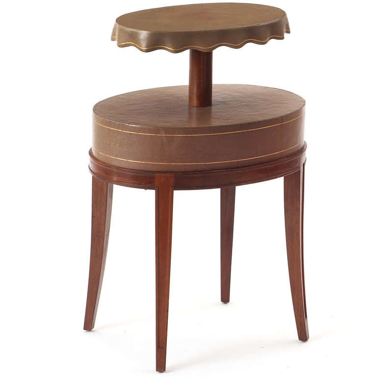 American Bedside Tables by Grosfeld House For Sale