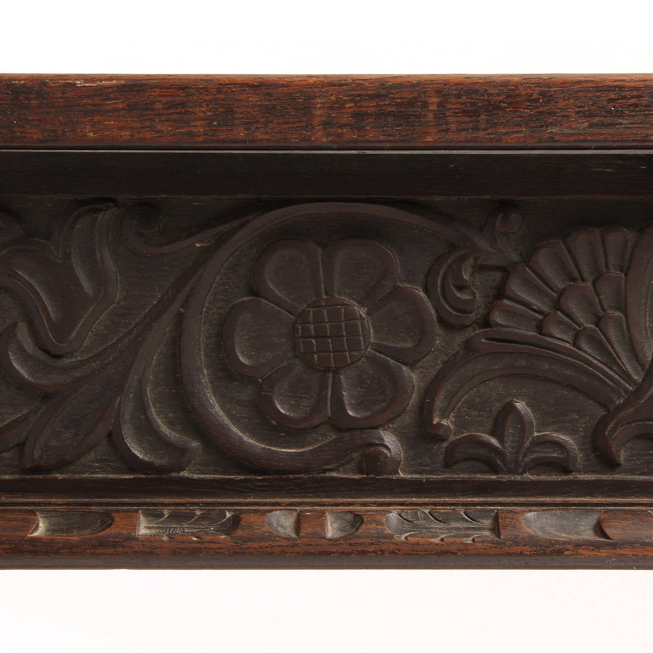 Incredible Carved Mahogany Library Table 2