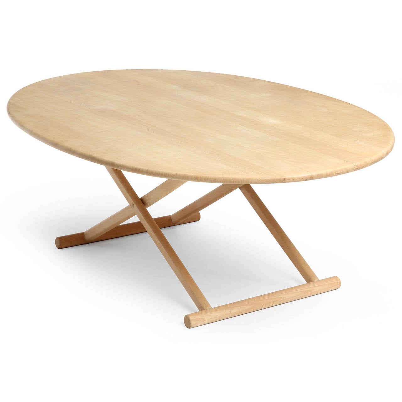 Oval Low Table In Good Condition For Sale In Sagaponack, NY