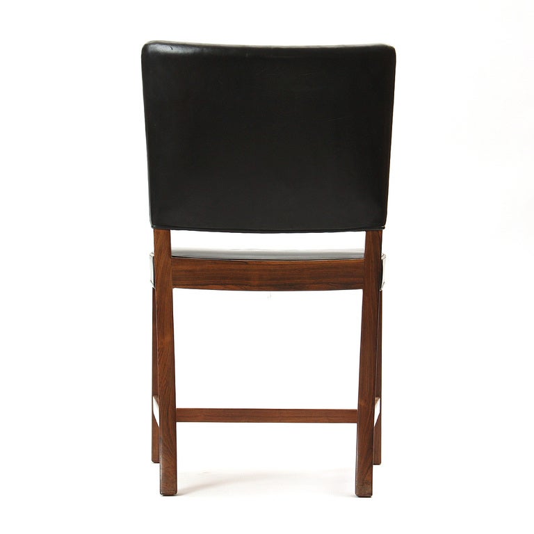 Rosewood Dining Chair by Ole Wanscher In Excellent Condition In Sagaponack, NY