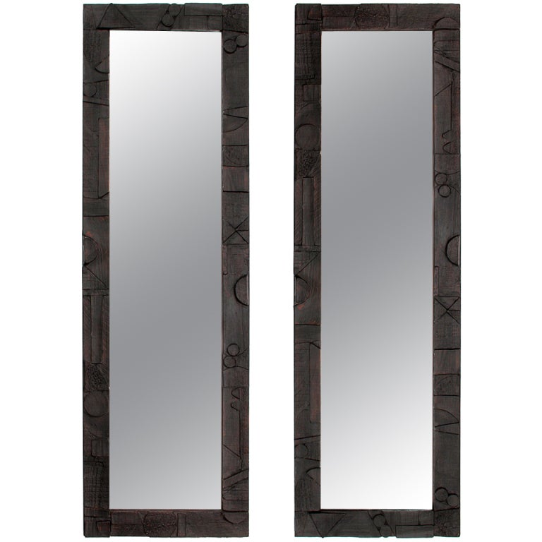 Mid-20th Century Pair of Mirrors by Paul Evans