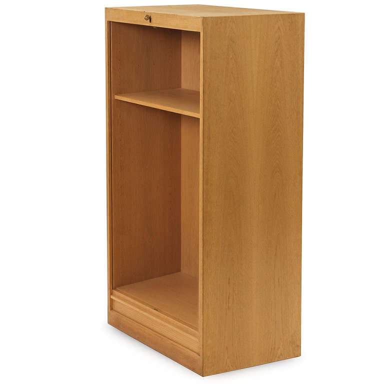 Danish Tambour Front Cabinet by Hans J Wegner For Sale