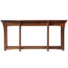 Antique Arts and Crafts Console Table