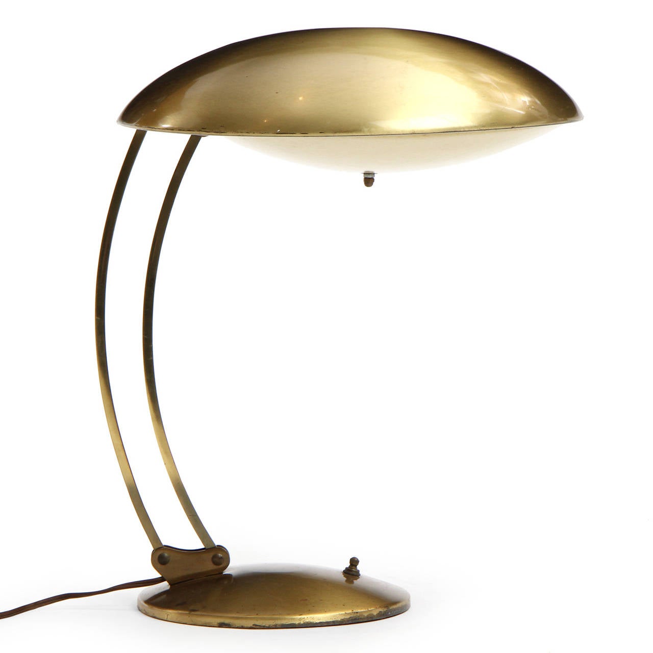 20th Century Double Disc Adjustable Desk Lamp