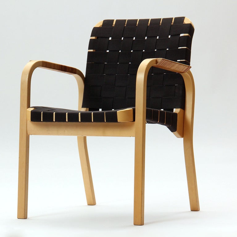 Scandinavian Modern Armchair by Alvar Aalto For Sale