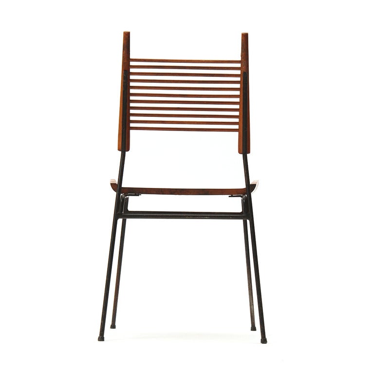 Iron Graphic Side Chair by Paul McCobb