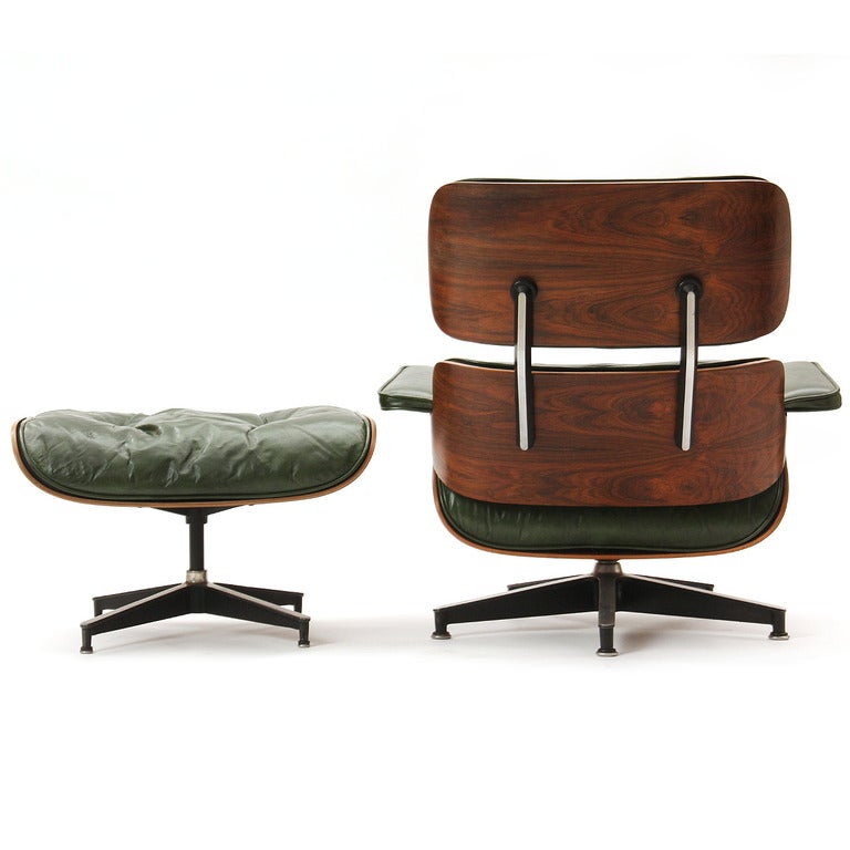 Mid-Century Modern Green lounge by Charles and Ray Eames