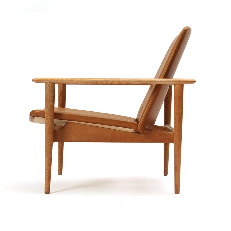 Danish Pair Of Oak Arm Chairs Ib Kofod-Larsen
