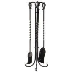 Twisted Iron Fire Tool Set 9