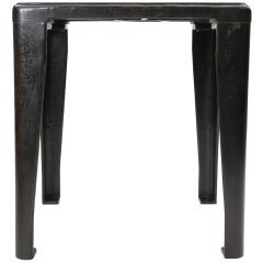 Patinated Cast Iron Industrial Table 9