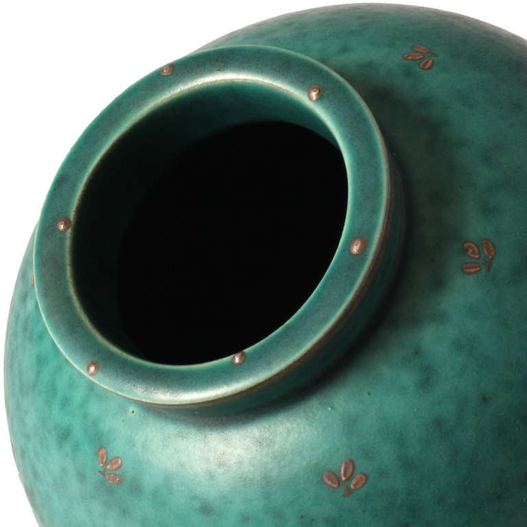 Scandinavian Modern Argenta Vase by Wilhelm Kage