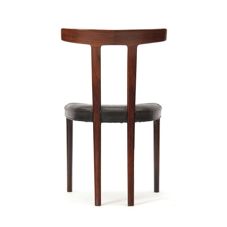 Rosewood Chair By Ole Wanscher In Good Condition In Sagaponack, NY