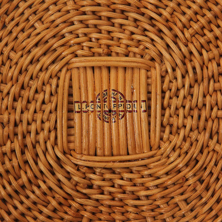 Teak and Wicker Chair by Nanna Ditzel 1