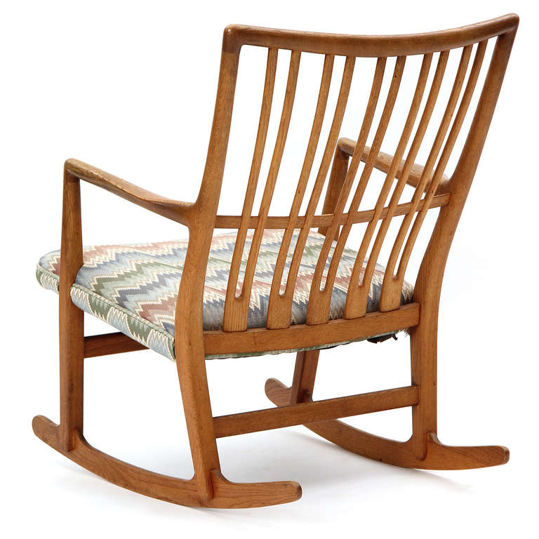 Rocking Chair By Hans J. Wegner In Good Condition In Sagaponack, NY