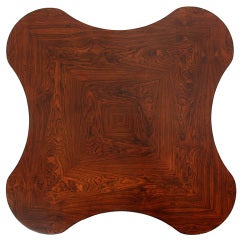 Rosewood Game Table By Edward Wormley