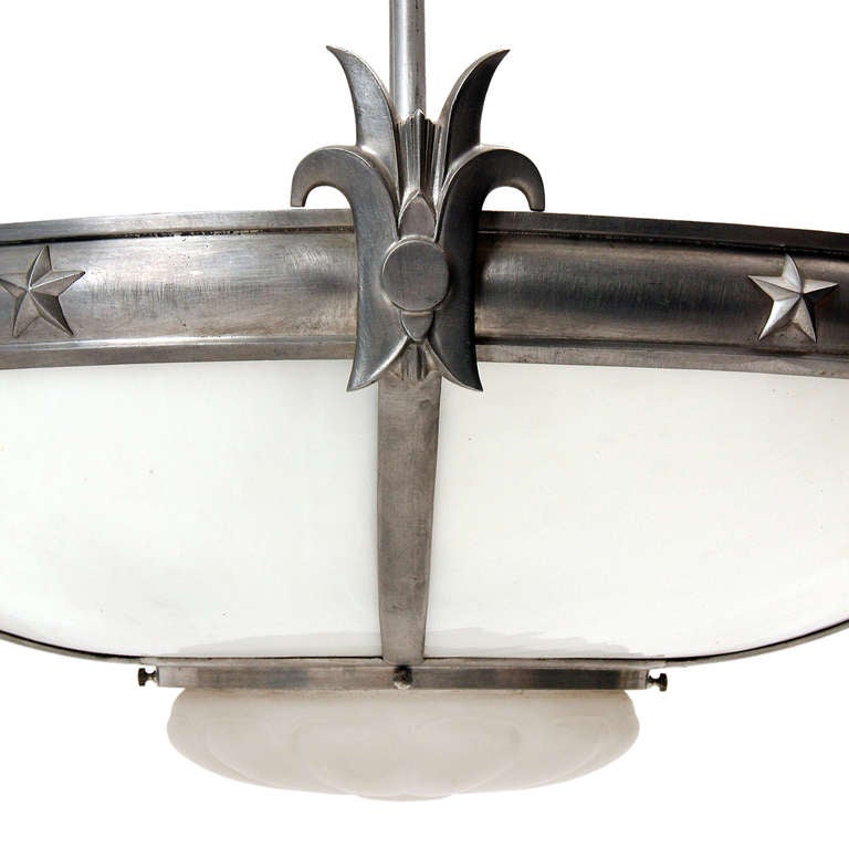 American Neoclassical Ceiling Pendant For Sale