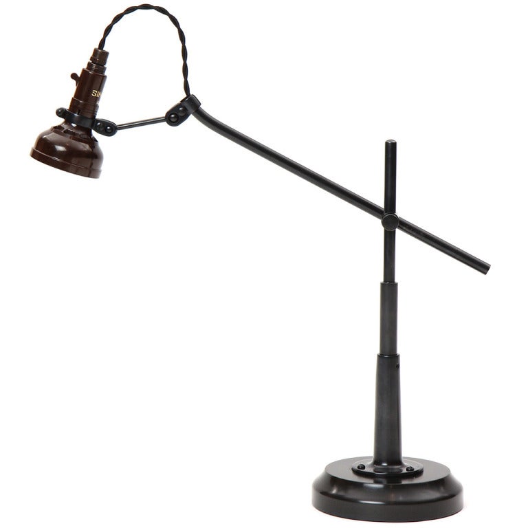 Desk Lamp by Singer at 1stDibs