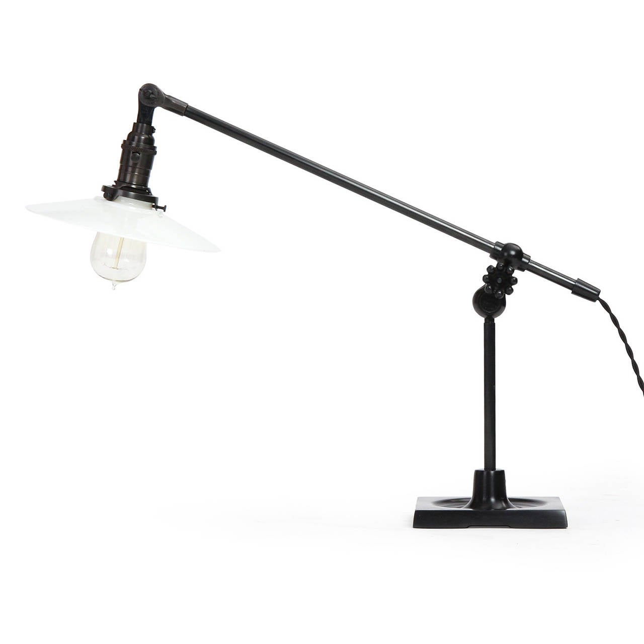 Industrial Articulating Desk Lamp by OC White