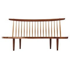 Vintage Superb Conoid Bench by George Nakashima