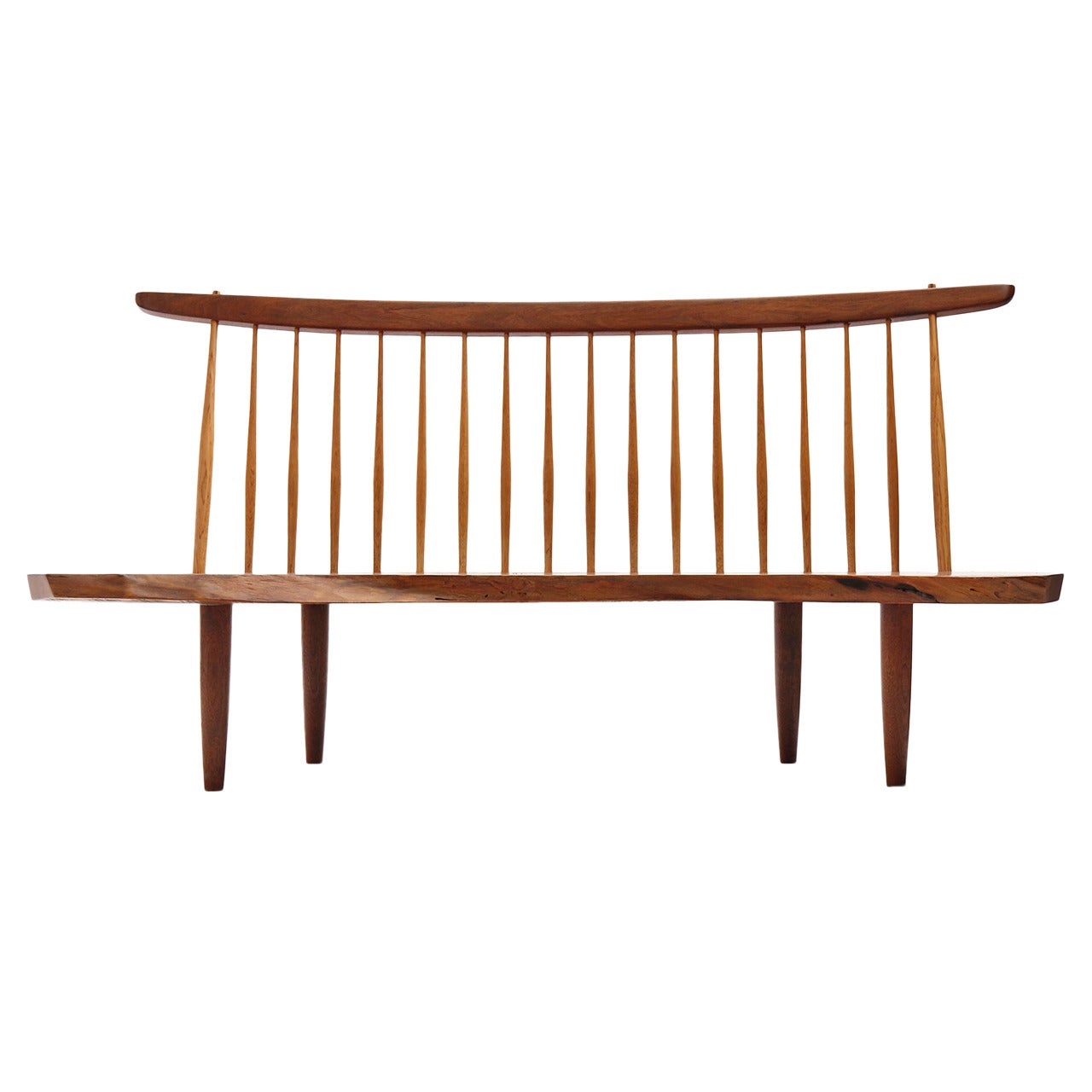 Superb Conoid Bench by George Nakashima