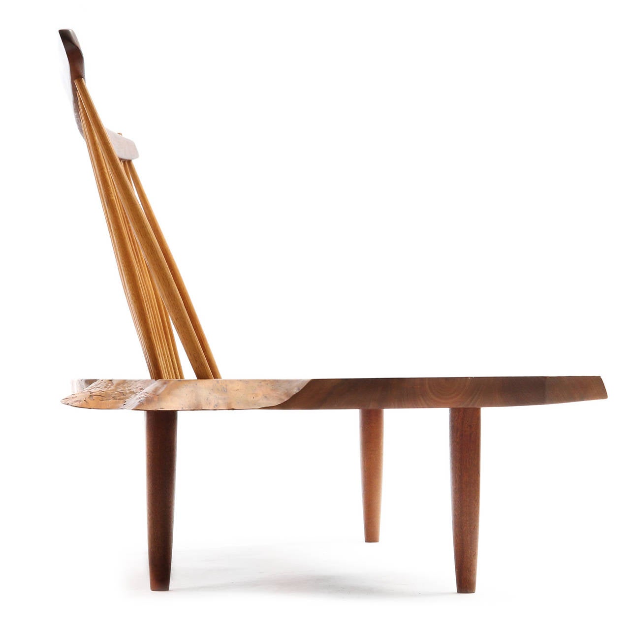 Superb Conoid Bench by George Nakashima In Good Condition In Sagaponack, NY