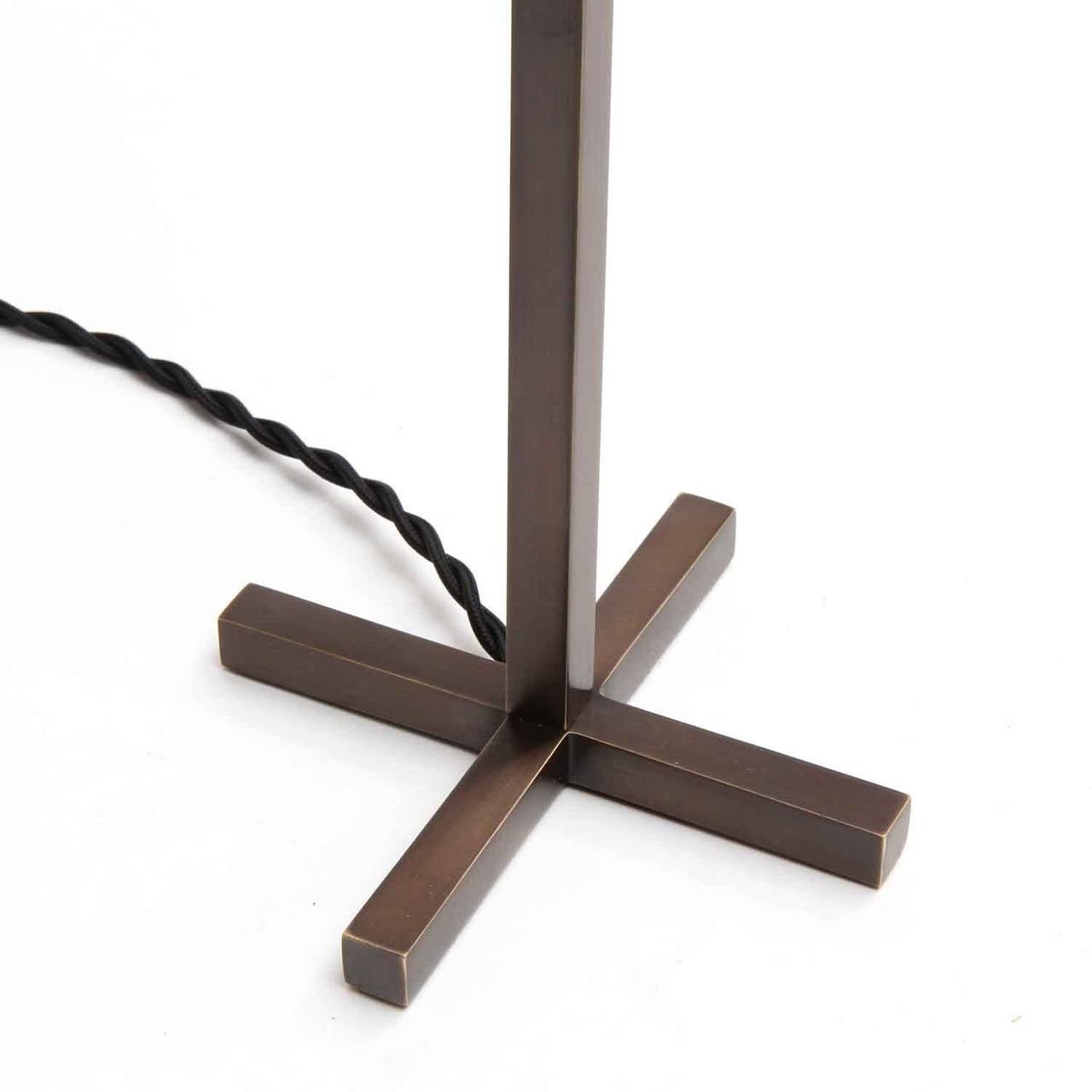 Cruciform Base Bronze Table Lamps 2