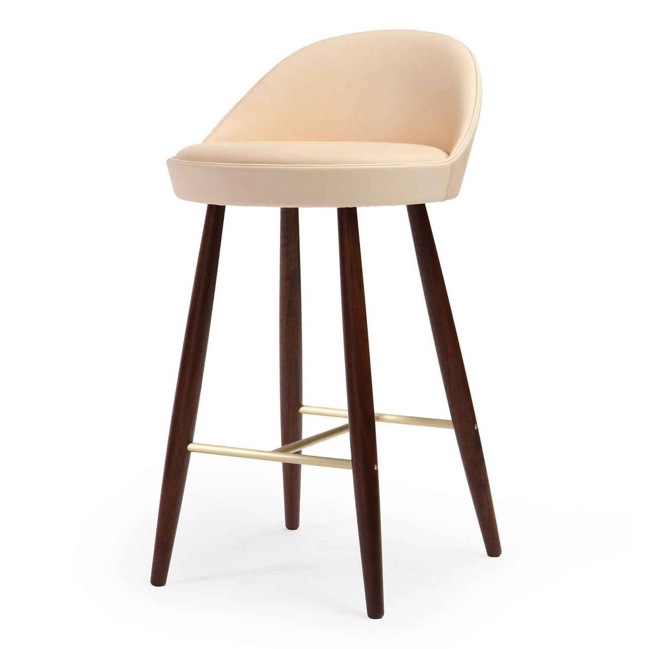 Superb Low Backed Bar Stools For Sale at 1stDibs