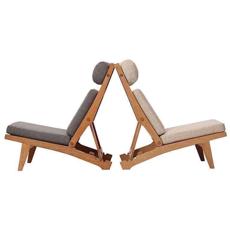 Low Lounge Chair by Hans J. Wegner For Sale at 1stdibs