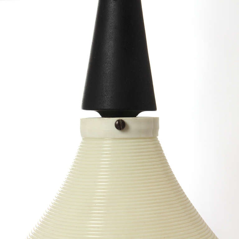 Mid-Century Modern 1950s Teardrop-Shaped Swiveling Rotaflex Wall Lamp by Yasha Heifetz