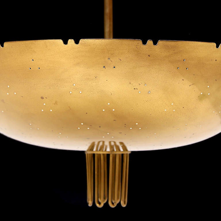 Mid-Century Modern Snowflake Chandelier By Paavo Tynell