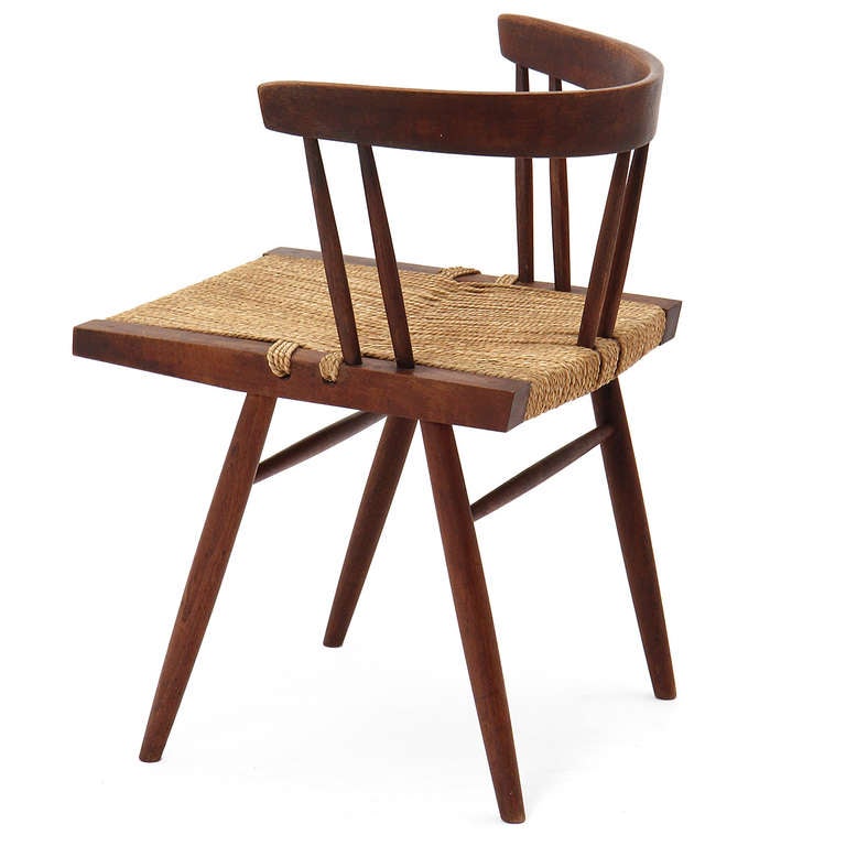 American Grass Seat Chairs by George Nakashima