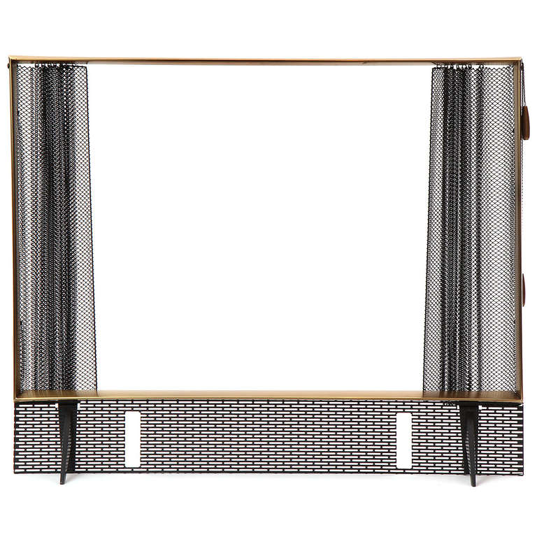 Mid-Century Modern Fire Screen by Donald Deskey for Bennett