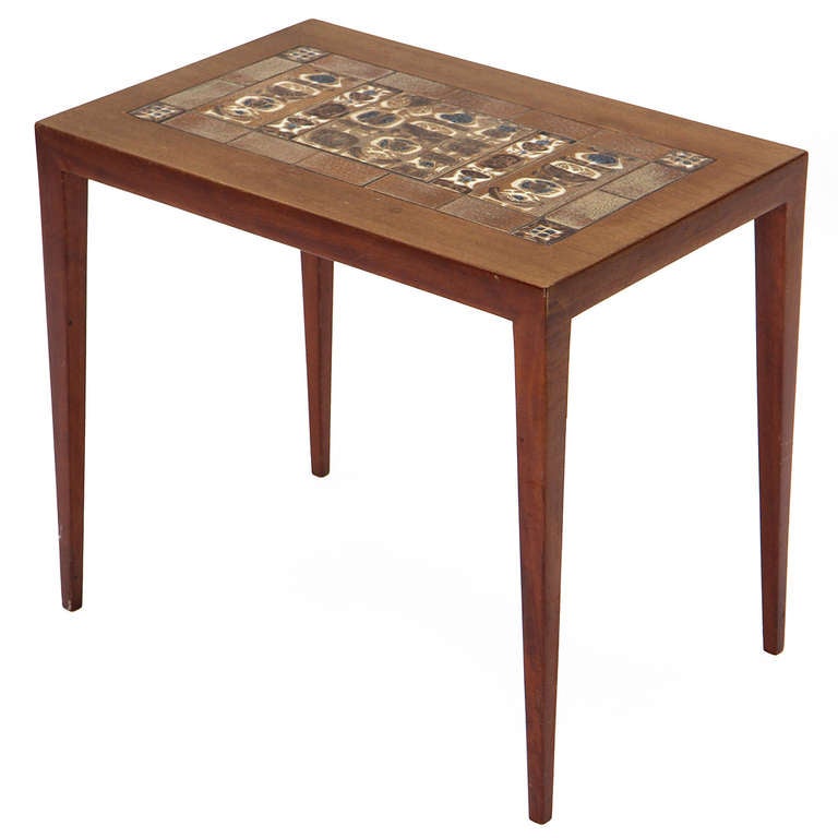 Tiled Occasional Table by Haslev 1